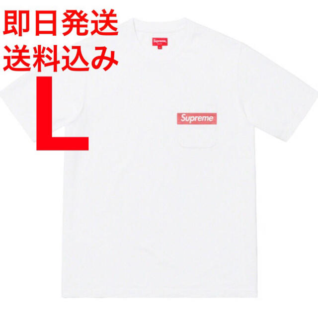 L Mesh Stripe Pocket Tee Tシャツ ①