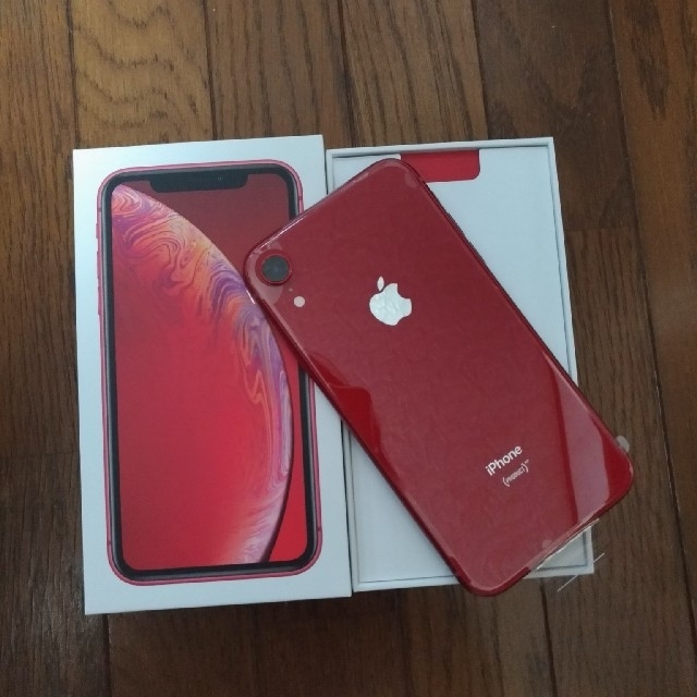 【新品未使用】iPhoneXR 64GB Red docomo