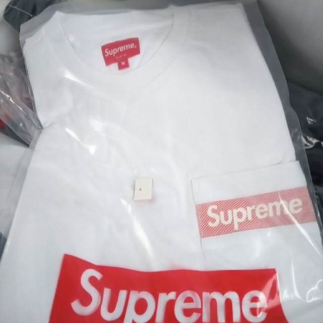 トップスsupreme pocket tee