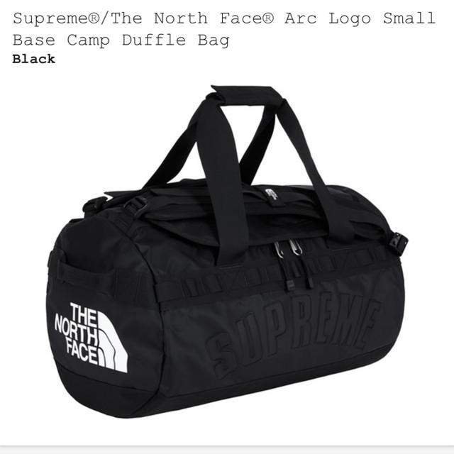 supreme THE NORTH FACE ダッフルバッグ 黒バッグ