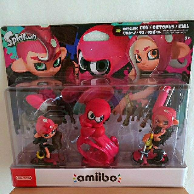 amiibo　スプラトゥーン2　タコ　タコボーイ　タコガール