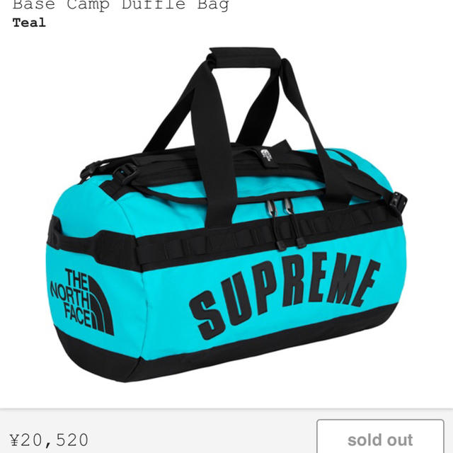 supreme the north face duffel bag-