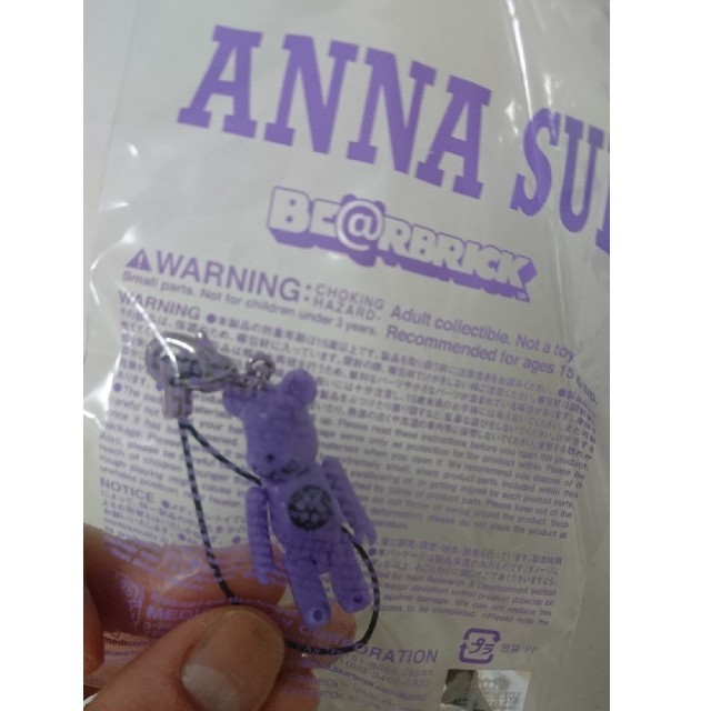 ANNA SUI(アナスイ)の非売品 レア ANNA SUI ベアブリック エンタメ/ホビーのフィギュア(その他)の商品写真