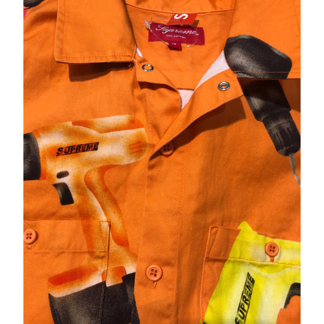 supreme Drills Work Shirt orange - シャツ