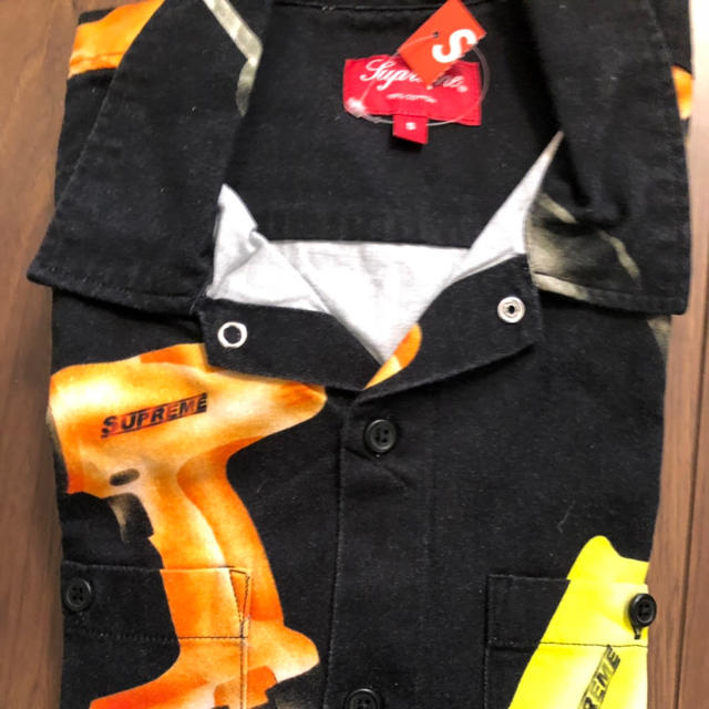 黒S!supreme drills work shirt - plastmix.pl