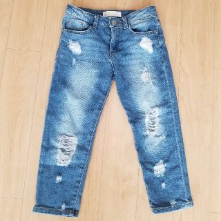 ザラキッズ(ZARA KIDS)のZARAKids　クラッシュデニム(パンツ/スパッツ)