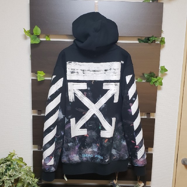 宅送] OFF-WHITE - 『国内正規品』Off-White GALAXY ZIP パーカー