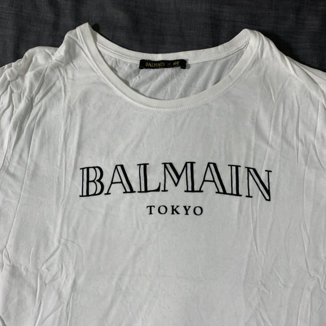 BALMAIN(バルマン)のbalmain バルマン tシャツ L H&M コラボ メンズのトップス(Tシャツ/カットソー(半袖/袖なし))の商品写真