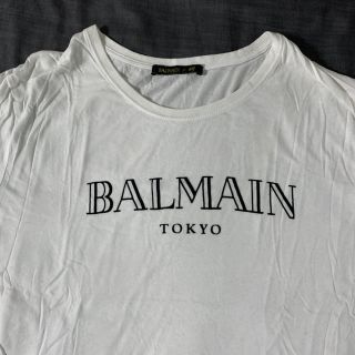 バルマン(BALMAIN)のbalmain バルマン tシャツ L H&M コラボ(Tシャツ/カットソー(半袖/袖なし))