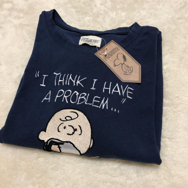 PEANUTS(ピーナッツ)のスヌーピー チャーリーブラウン Tシャツ レディースのトップス(Tシャツ(半袖/袖なし))の商品写真