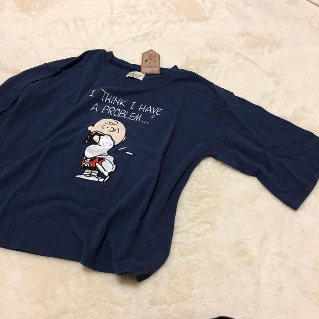 PEANUTS(ピーナッツ)のスヌーピー チャーリーブラウン Tシャツ レディースのトップス(Tシャツ(半袖/袖なし))の商品写真