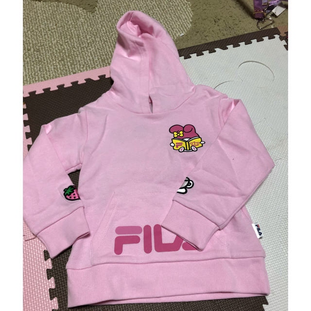 BABYDOLL(ベビードール)のFILA パーカー 110cm キッズ/ベビー/マタニティのキッズ服女の子用(90cm~)(ジャケット/上着)の商品写真