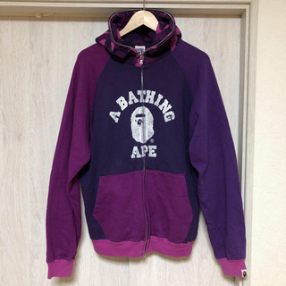 アベイシングエイプ(A BATHING APE)のglooklyn様専用 a bathing ape カモ  パーカー (パーカー)