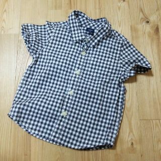 ベビーギャップ(babyGAP)の*baby Gap*90ギンガムチェックシャツ*美品*(Tシャツ/カットソー)