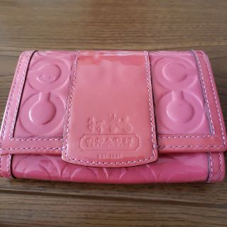 コーチ(COACH)の美品 COACH折り畳み財布(財布)