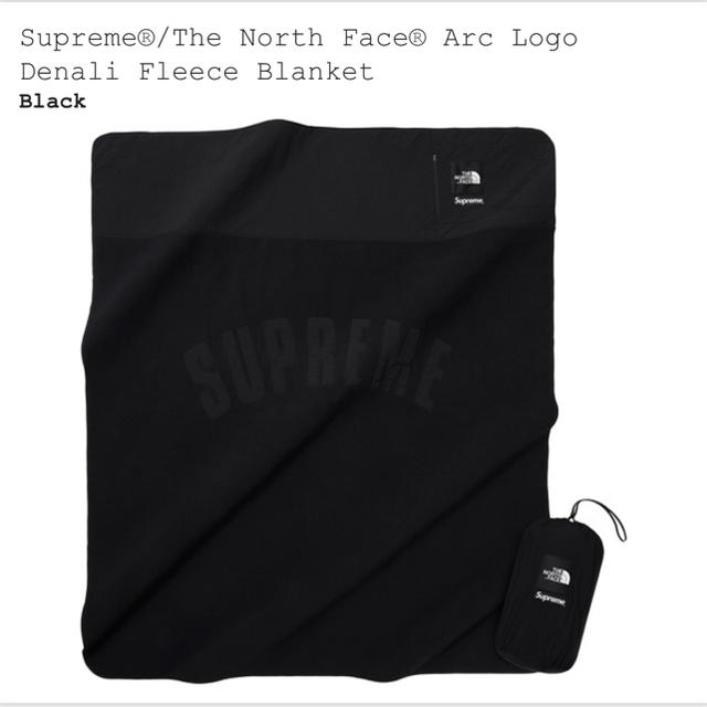 ファッション小物SUPREME × NORTHFACE  arc logo  Blanket