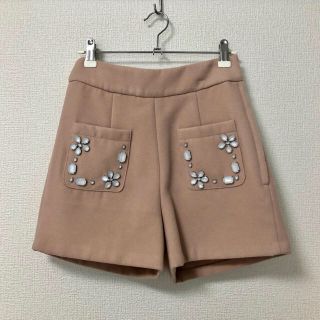 ティティアンドコー(titty&co)のティティアンドコー ビジューショートパンツ 美品(ショートパンツ)