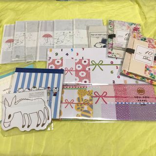 封筒、メモ帳セット(ノート/メモ帳/ふせん)