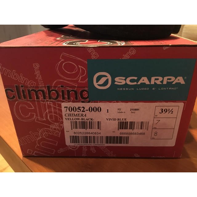 SCARPA(スカルパ)のスカルパ キメラ EU39.5 スポーツ/アウトドアのアウトドア(登山用品)の商品写真