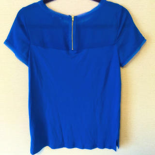 エイチアンドエム(H&M)の異素材♡シースルーTシャツ(Tシャツ(半袖/袖なし))