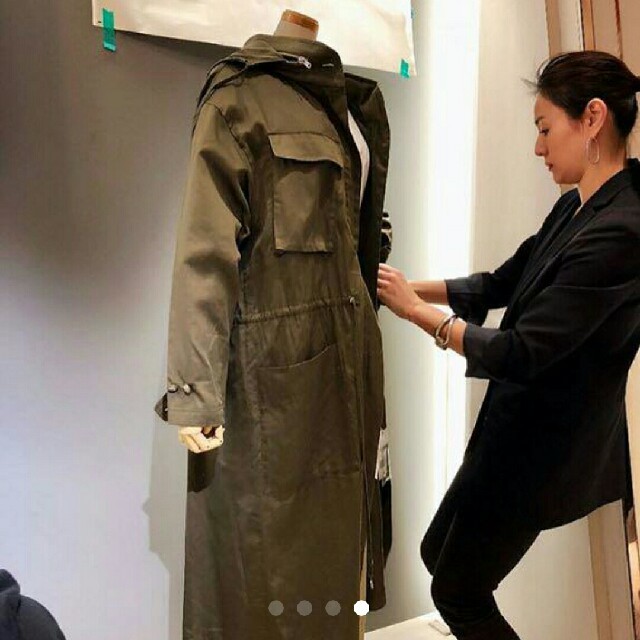 新品★herato ミリタリーコート (Ⅱ)★ヘルト 井川遥 定価7万8840円