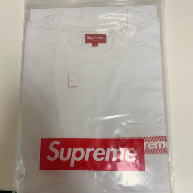 supreme pocket Tee  L size  即発送可能！Tシャツ/カットソー(半袖/袖なし)