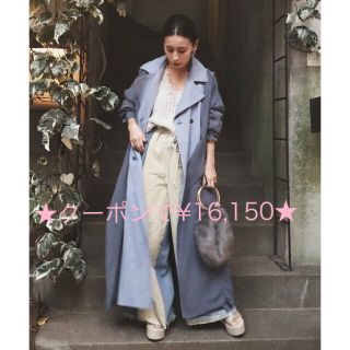 アメリヴィンテージ(Ameri VINTAGE)のSHEER LAYERED COAT★お値下げ中(スプリングコート)