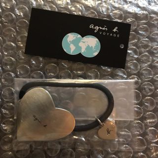 アニエスベー(agnes b.)の新品★アニエス・ベー★ヘアゴム★シルバー(ヘアゴム/シュシュ)