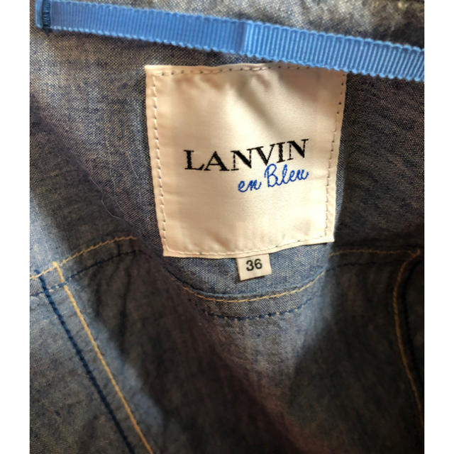 LANVIN en Bleu(ランバンオンブルー)のランバン オンブルー デニムジャケット レディースのジャケット/アウター(Gジャン/デニムジャケット)の商品写真