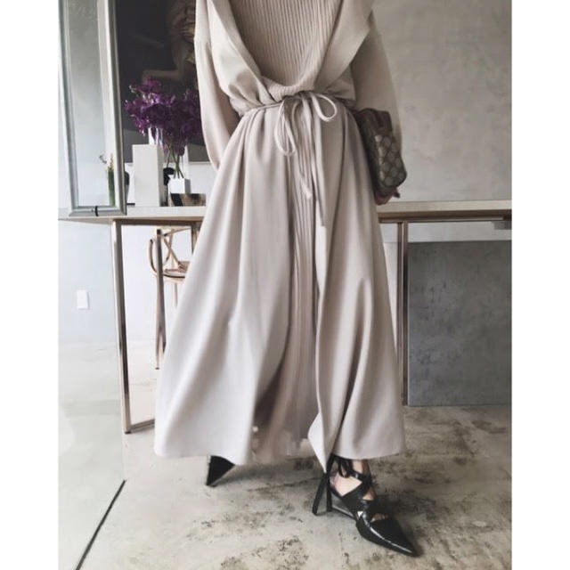 Ameri VINTAGE(アメリヴィンテージ)のFRONT PLEATS LONG DRESS★お値下げ中 レディースのパンツ(オールインワン)の商品写真