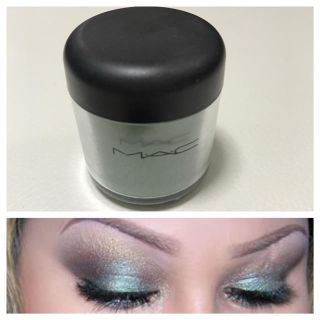 マック(MAC)の箱なし ほぼ未使用 MAC ピグメントスピリチュアライズ 緑 グリーン(アイシャドウ)