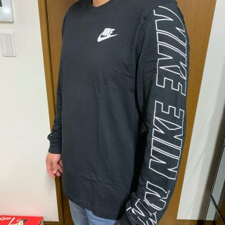 ナイキ(NIKE)のNIKE ナイキ  ロンT  ブラック 黒 2XL L/S Tシャツ(Tシャツ/カットソー(七分/長袖))