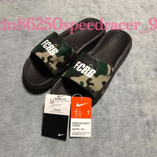 エフシーアールビー(F.C.R.B.)のNIKE BENASSI SOLARSOFT FCRB SP  カモ 迷彩(サンダル)