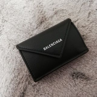 バレンシアガ(Balenciaga)のBALENCIAGA　ミニ財布　黒(財布)