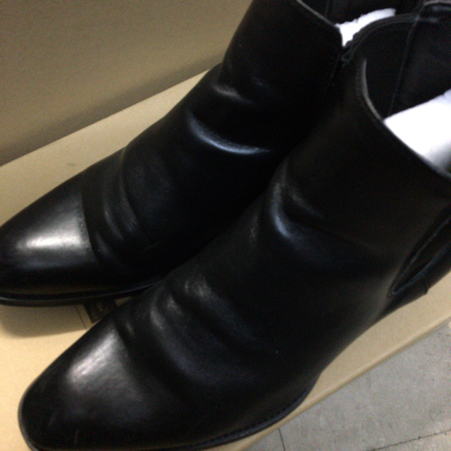 MBサイドゴアブーツ 本革 Lサイズの通販 by 断捨離中|ラクマ
