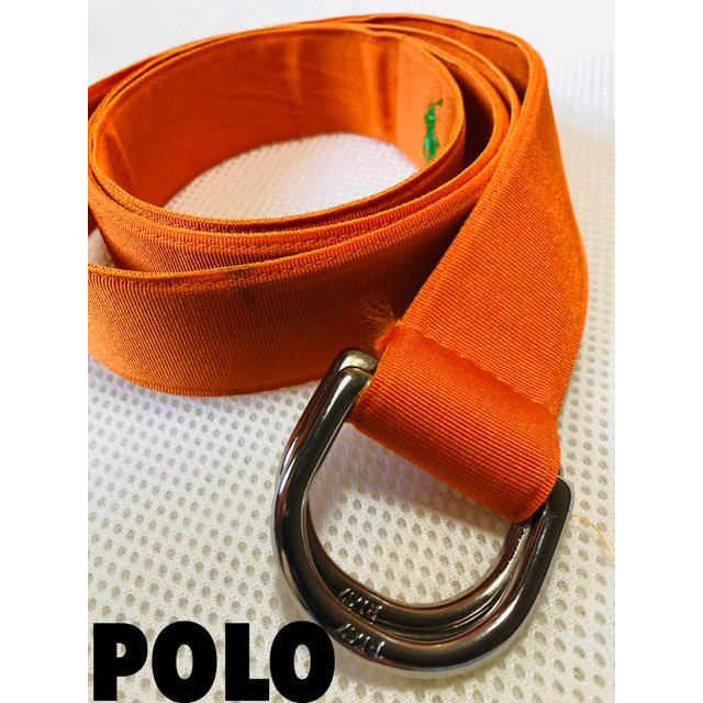 POLO RALPH LAUREN(ポロラルフローレン)のPOLO ベルト オレンジ ポロ ラルフローレン メンズのファッション小物(ベルト)の商品写真