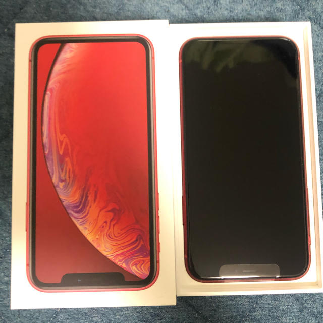 Apple(アップル)のiphone XR 64GB  RED【Softbank版】 スマホ/家電/カメラのスマートフォン/携帯電話(スマートフォン本体)の商品写真