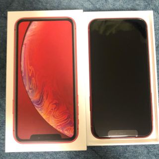 アップル(Apple)のiphone XR 64GB  RED【Softbank版】(スマートフォン本体)