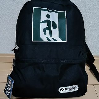 アウトドアプロダクツ(OUTDOOR PRODUCTS)の【即発送/ブラック/非常口】outdoor アウトドア リュックサック(バッグパック/リュック)