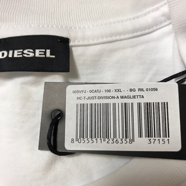 DIESEL(ディーゼル)の《新品 4/5まで》 DIESEL ディーゼル Tシャツ XXL メンズのトップス(Tシャツ/カットソー(半袖/袖なし))の商品写真