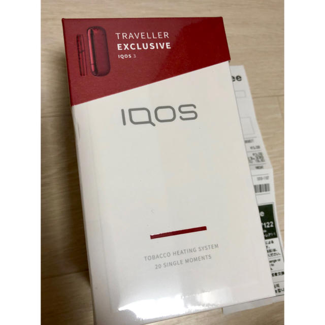 新品未開封 IQOS3 レッド 免税店限定 国内品 レシート付 保証対象