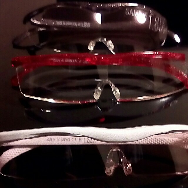 ハズキルーペ　サンプル　３個セット レディースのファッション小物(サングラス/メガネ)の商品写真