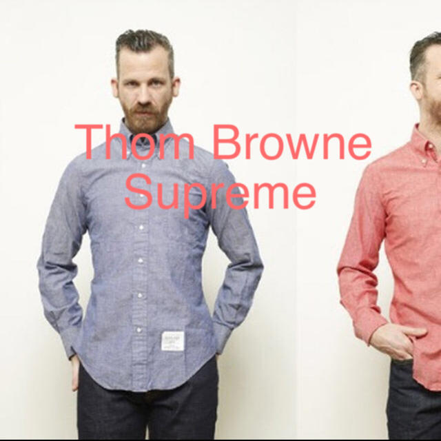 9名検討中 Supreme Thom Browne Oxford Shirt