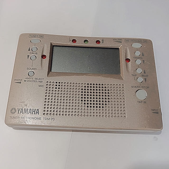 ヤマハ(ヤマハ)のYAMAHA TUNER-METRONOME TDM-70 ￥3800 楽器の楽器 その他(その他)の商品写真