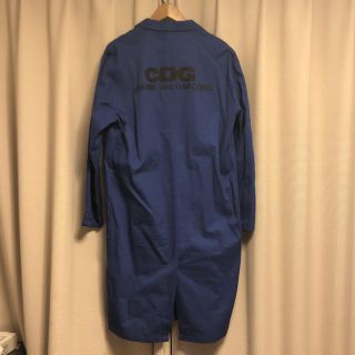 コムデギャルソン(COMME des GARCONS)のCOMME des  GARCONS CDG コットンコート 青  Lサイズ(その他)