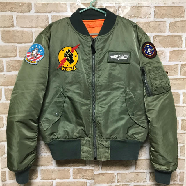 【限定品、極美品】アルファインダストリーズ　TOP GUN フライトジャケット