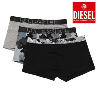 ディーゼル(DIESEL)のDIESELディーゼル◆ボクサーパンツ◆Black/Grey /Camo◆M(ボクサーパンツ)