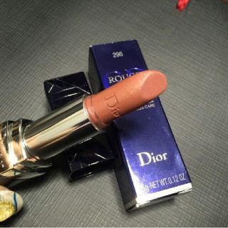 ディオール(Dior)の【ほぼ新品】ROUGE DIOR #296☆ベージュ(口紅)