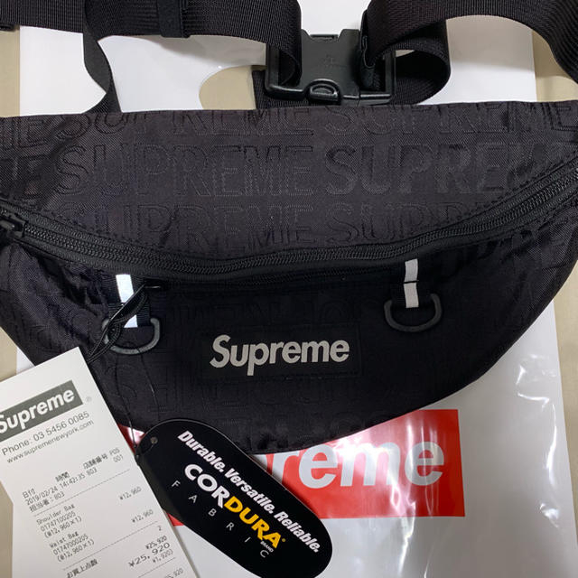 supreme ウエスト バッグ 黒