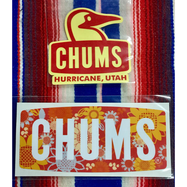 CHUMS(チャムス)の新品 CHUMS Sticker 2枚セット チャムス ステッカー x スポーツ/アウトドアのスポーツ/アウトドア その他(その他)の商品写真